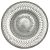 Heisey Glass & Silver Plate Caviar Dish