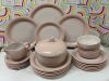Hornsea Swan Lake Pink Dinner & Tea Set for 6 + Extras