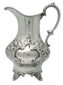 James Aldridge Sterling Silver Cream Jug, London 1856
