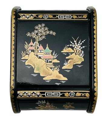 Japanese Lacquer Style Box, Made in England 