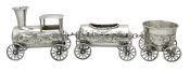 Vintage Havdalah Sterling Silver Locomotive Train