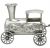 Vintage Havdalah Sterling Silver Locomotive Train