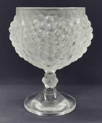 Lalique France Antilles Pedestal Bowl, Designed circa 1950