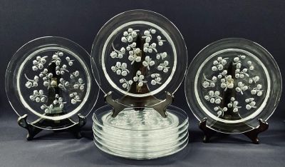 Lalique France Muguet Plates