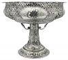 Lazarus Posen Witwe 800 Fine Silver Reticulated Pedestal Bowl