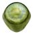 Loetz Attributed Green Iridescent Oil Spot Vase 