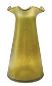 Loetz Gold Iridescent Vase