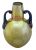 Loetz Silberiris Gold Iridescent Amphora Form Vase