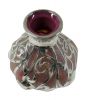 Loetz Silberiris Silver Overlay Vase