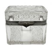 Maltsev Glass Table Box, circa 1904