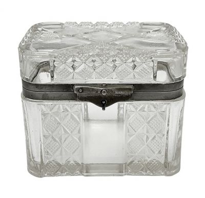 Maltsev Glass Table Box, circa 1904