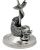 Mappin & Webb Figural Dolphin Goblet / Trophy, circa 1880