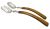 Mid-Century Modern Peruvian Sterling Silver & Wood Salad Servers 