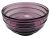 Mid-Century Modern Purple Art Glass Bowl