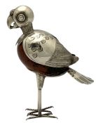 Mid-Century Modern Sterling Silver Parrot, Taxco Mexico