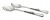 Mid-Century Modern Sterling Silver Salad Servers, Made in Mexico 
