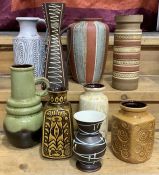 Mid-Century Modern West German Art Pottery circa 1960-70s