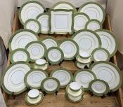 Minton Acid Etched Gold Dinnerware, Pattern # H4049