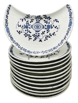 Minton Gower Crescent Salad Plates circa 1891-1900
