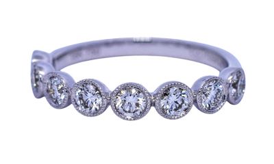 Modern .72ct Diamond 18kt Ring