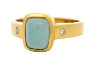Modern 1.88ct Aquamarine 18kt Ring