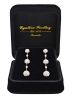 Modern 1.28ct Diamond 18kt Earrings