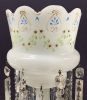 Monumental Bristol Glass Enamelled Lustres