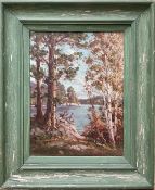 Otto Planding Oil On Board Painting
