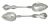 PW Ellis & Co. Sterling Silver Grapefruit Spoons, Set of 11, circa 1908