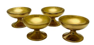 Porcelain Salt Cellars Dated 1934