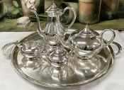 Poul Petersen Sterling Silver Tea & Coffee Set