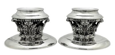 Quaker Silver Co. Sterling Silver Candlesticks
