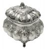 Rococo Inspired 830 Fine Silver Norwegian Sugar Box