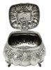 Rococo Inspired 830 Fine Silver Norwegian Sugar Box