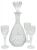 Rogaska Crystal Gallia Pattern Decanters