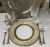 Rosenthal Porcelain Acid Etched Gold Dinner Plates
