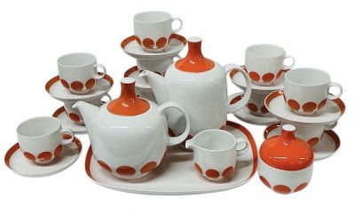 Rosenthal Studio-Linie/Line “Mondial Plus Orange”, Designed by Karnagel