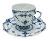 Royal Copenhagen Blue Fluted Full Lace Dejeuner Set