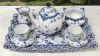 Royal Copenhagen Blue Fluted Full Lace Dejeuner Set