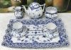 Royal Copenhagen Blue Fluted Full Lace Dejeuner Set
