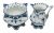 Royal Copenhagen Blue Fluted Full Lace Dejeuner Set