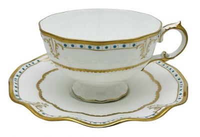 Royal Crown Derby Lombardy Teacup & Saucer, Pattern A1127