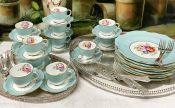 Royal Crown Derby Rosemary Pattern A277 Dinnerware