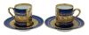 Royal Vienna Porcelain Demi-Tassé Cups & Saucers