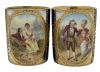 Royal Vienna Porcelain Demi-Tassé Cups & Saucers