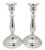 Set of 4 Sterling Silver Candlesticks