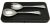 Sheffield Sterling Silver Salad Servers, Dated 1924