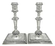 Shrubsole Sterling Silver Candlesticks 