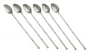 Silver Ice Tea Spoons / Straws, Tack Hing, Hong Kong