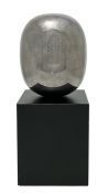 Silvered Bronze Super Egg, by Piet Hein For Skjode Skjern
